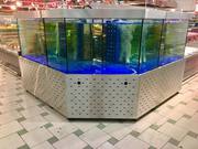 Торговый аквариум для устриц и лобстеров от ком-нии Retailaqua